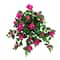 24" UV Resistant Artificial Hibiscus Hanging Plants, 2ct.